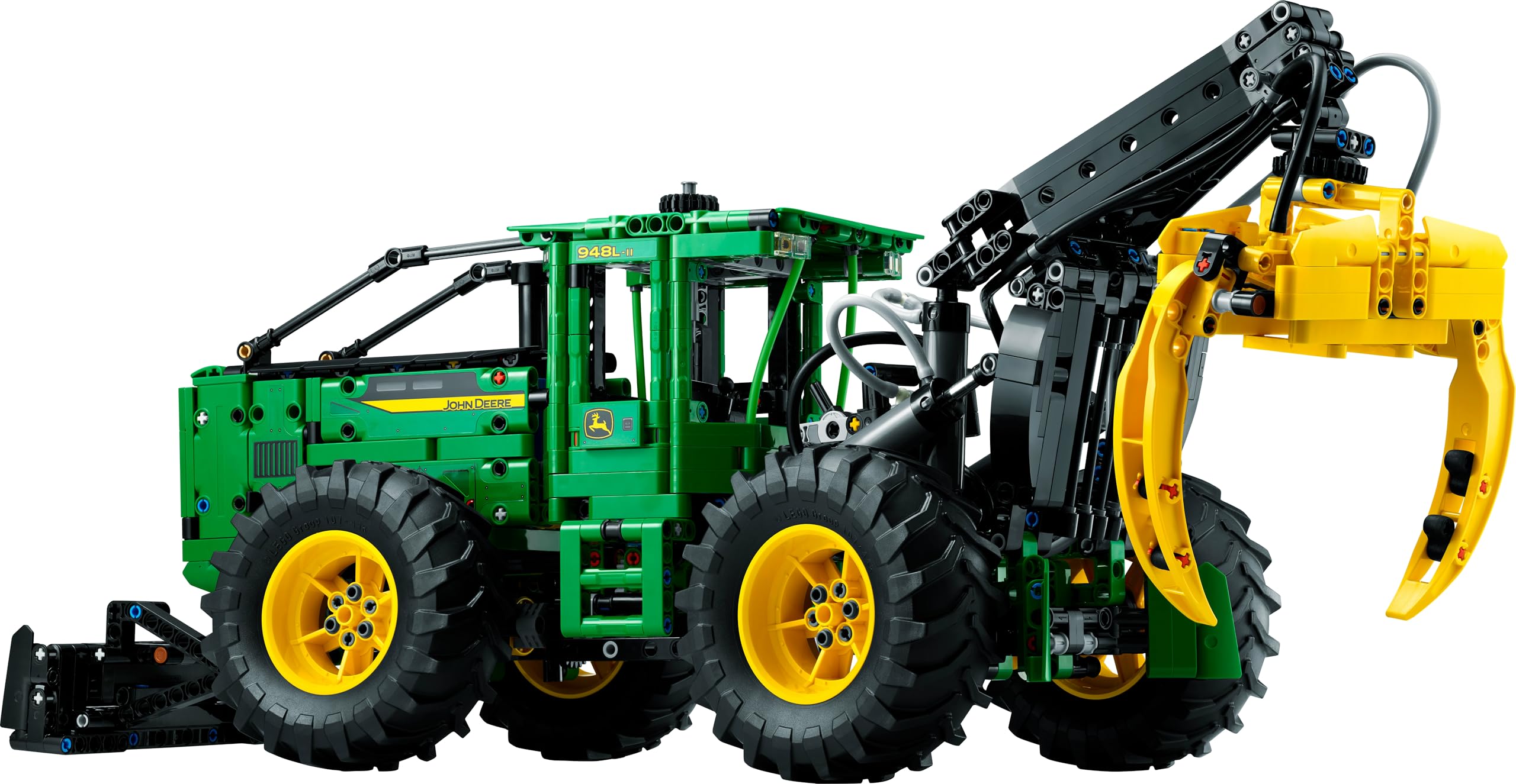 LEGO Technic John Deere 948L-II Skidder Set, Large 1,492-Piece Construction Vehicle Toy with Pneumatic Functions and 4 Wheel Drive, Model Building Kit for Engineering Enthusiasts, Gift Idea 42157