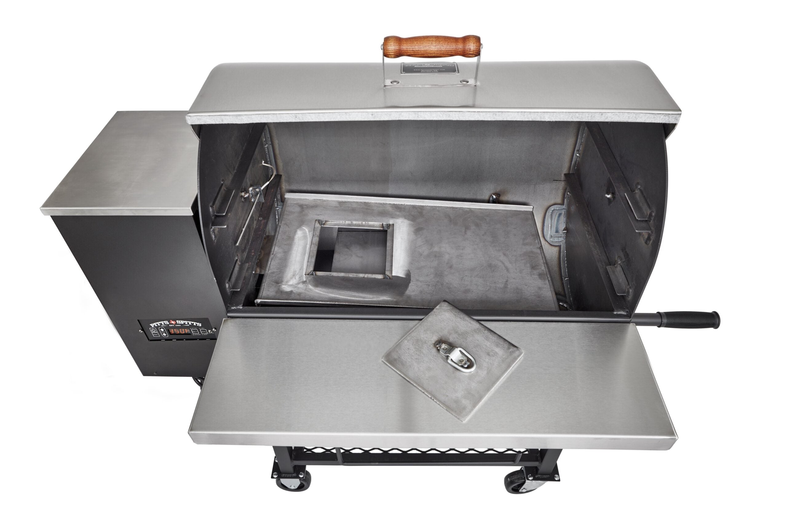 Pitts & Spitts Maverick 850 Pellet Grill w/ Wheel Upgrade