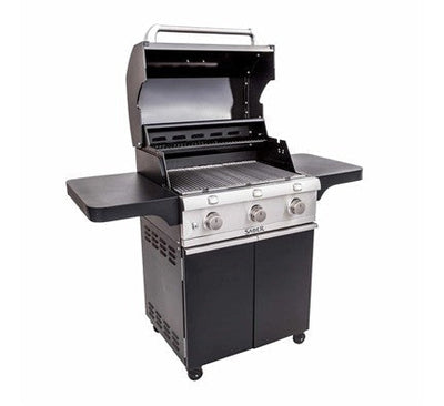 Saber Deluxe Black 3-Burner Grill
