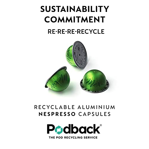 Nespresso ENV90.B Vertuo Pop Automatic Pod coffee machine for Americano, Decaf, Espresso by Magimix in Liquorice Black