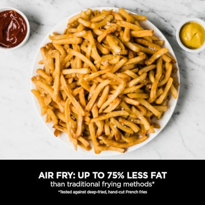 Ninja Foodi FlexDrawer Air Fryer, Dual Zone with Removable Divider, Large 10.4L Drawer, 7-in-1, Air-Fryer, Air Fry, Roast, Bake, Crisp, Non-Stick Dishwasher Safe Parts, Black and Copper, AF500UKCP