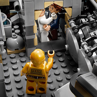 LEGO Star Wars Millennium Falcon, UCS Set for Adults, Model Kit to Build with Han Solo, Princess Leia & Chewbacca Minifigures, Plus Droid Figure, Collectible Gifts for Teenagers, Boys and Girls 75192