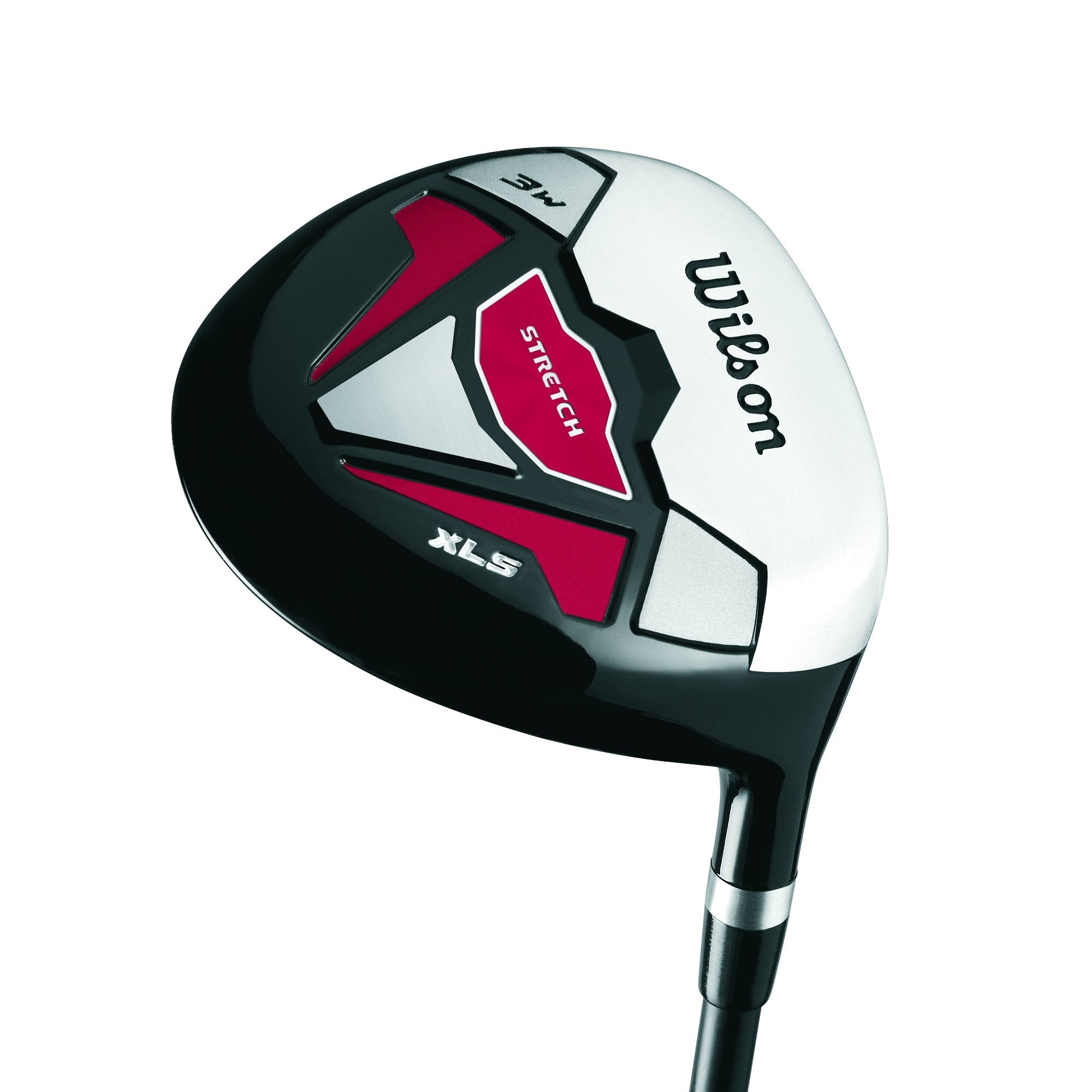 Wilson Amazon Exclusive Beginner Complete Set, 10 golf clubs with stand bag, Men's (right hand), Stretch XL, Black/Grey/Red, WGG157551