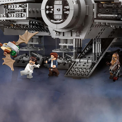 LEGO Star Wars Millennium Falcon, UCS Set for Adults, Model Kit to Build with Han Solo, Princess Leia & Chewbacca Minifigures, Plus Droid Figure, Collectible Gifts for Teenagers, Boys and Girls 75192