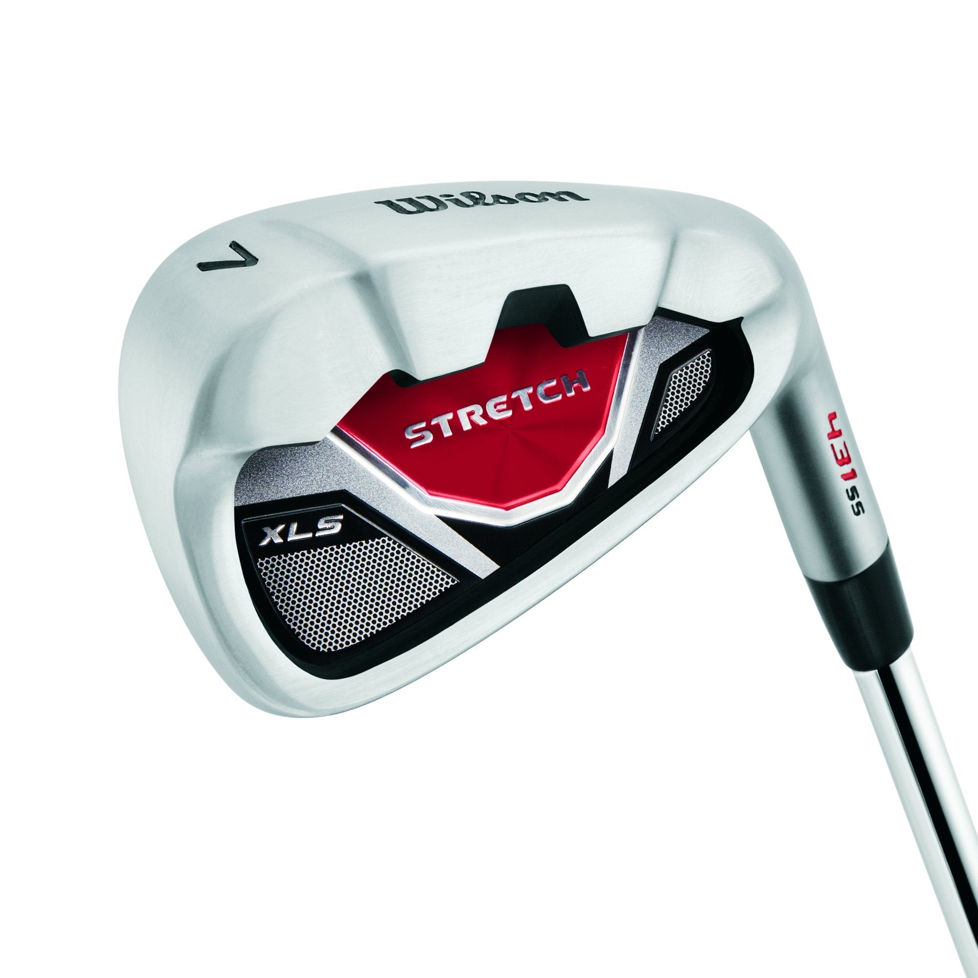 Wilson Amazon Exclusive Beginner Complete Set, 10 golf clubs with stand bag, Men's (right hand), Stretch XL, Black/Grey/Red, WGG157551
