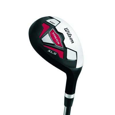 Wilson Amazon Exclusive Beginner Complete Set, 10 golf clubs with stand bag, Men's (right hand), Stretch XL, Black/Grey/Red, WGG157551