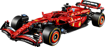 LEGO Technic Ferrari SF-24 F1 Car Model - Collectible Gift for Father's Day - Formula One Building Set with 1:8 Scale V6 Engine, Gear Box, Steering & DRS - 42207