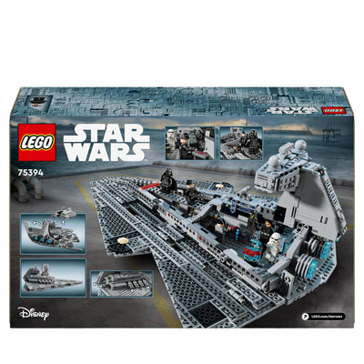 LEGO Star Wars 75394 Imperial Star Destroyer Building Toy - Collectible A New Hope Model Kit with 7 Minifigures incl. Darth Vader & Cal Kestis - Gift for Father's Day