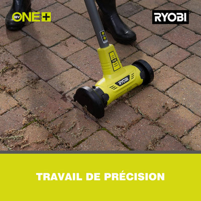 Ryobi RY18PCA-0 18V ONE+ Patio Cleaner with Wire Brush (Bare Tool), Hyper Green