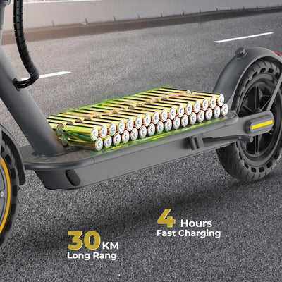 Riceel R50 Electric Scooter, Speed up to 25 km/h, 30 km of autonomy, 8.5" Solid Tire, Maximum Load 120 kg, Dual Braking